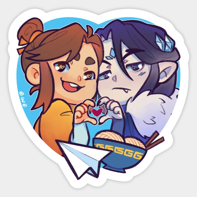 Cute Moshang! Sticker by ewewhy